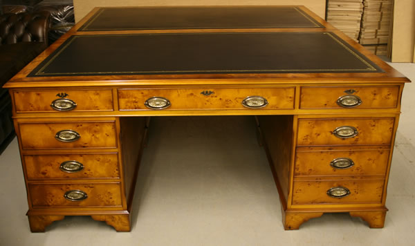 Large Partners Desk - Reproduction Furniture