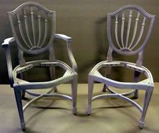 Feather Back Dining Chairs