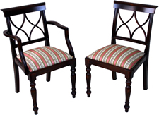 Hour Glass Back Dining Chairs