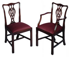Ribbon Back Dining Chairs