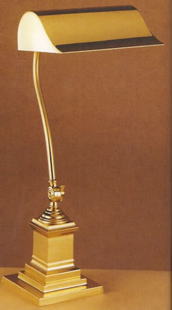 Brass Bankers Lamp