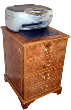Filing Cabinet Burr Elm