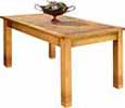 Rectangular dining table