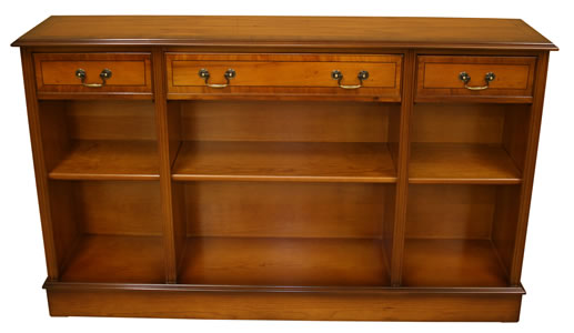 3 Drawer Georgian Reproduction Bookcase