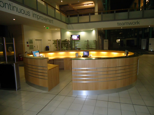 Circular Desk Reception counter