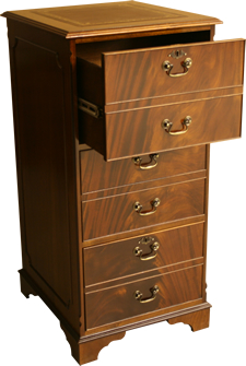 3 Drawer reproduction Filing Cabinet in Mahogany