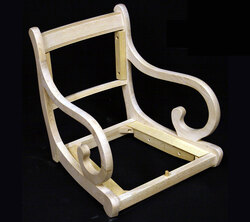 Regency Carver Swivel Chair Frame