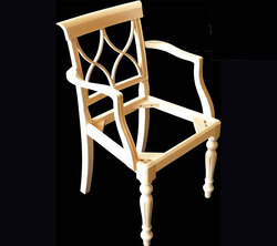 Hour Glass Carver Chair Frame
