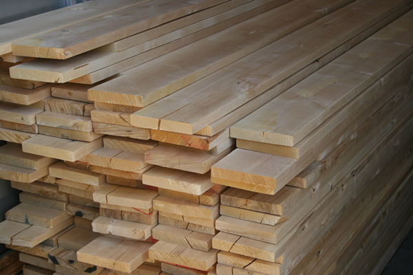 Beech or birch timber for frame making