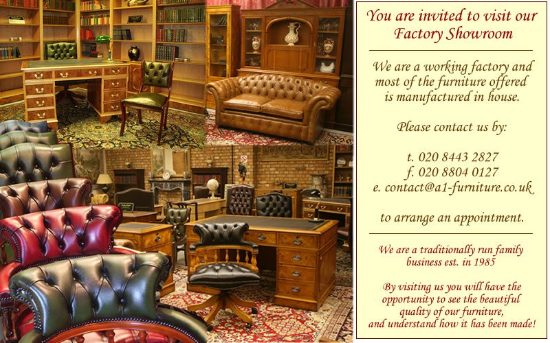 English Reproduction Furniture Showroom