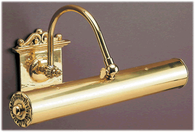 Polished Brass Picture Frame Light