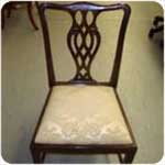 Dining chair seat pad re-upholstery